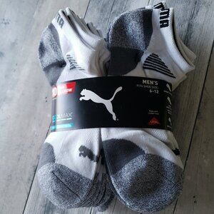 NWT - 10 pair of Puma Cool Max Moisture Wicking Socks Men Shoe Size 6-12